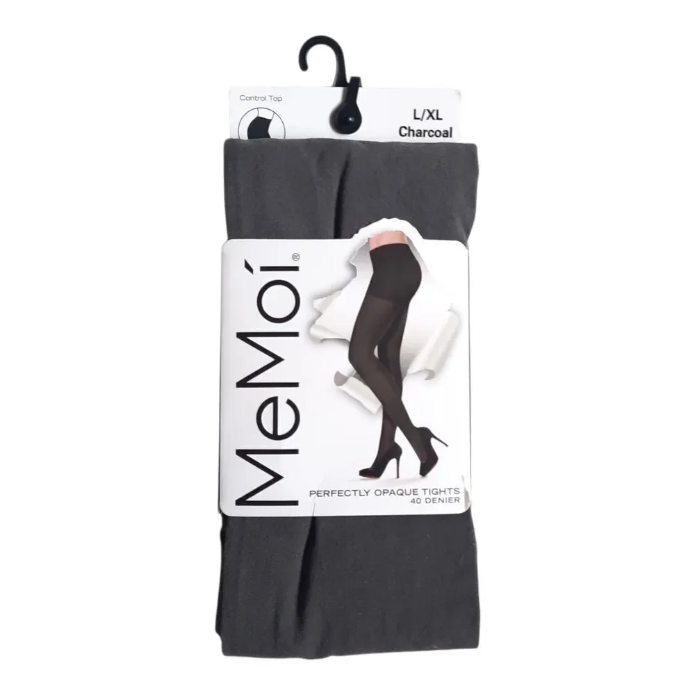 MeMoi Gray Opaque Hosiery Accessories
